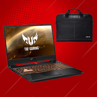 Laptop Asus TUF Gaming F15 FX506L + Core i7 + 8Gb RAM + 512 Gb SSD +  GTX1050 Ti + Maletín para portátil – Casa Exito