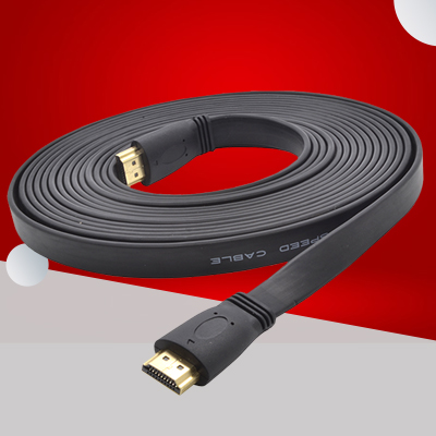 Cable Hdmi A Hdmi Plano 1.4v 5 Mt Audio Video Hdtv 1080p Casa